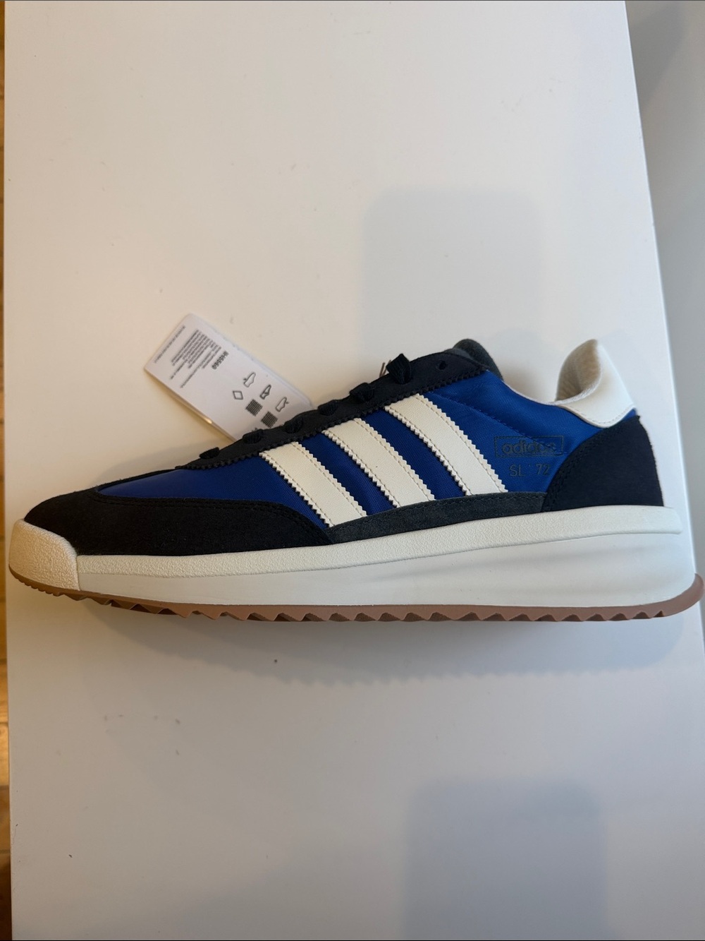 adidas SL 72 RTN Men’s Blue and White Retro-Inspired Low-Top Sneaker